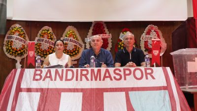Bandırmaspor Olağanüstü Genel Kurulu’nun ardından konuşan Divan Başkanı Ozan Onur,