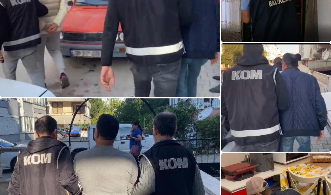 Bandırma ve 2 İlçede Terör Operasyonu Balıkesir İl Emniyet Müdürlüğü, FETÖ/PDY silahlı terör örgütüne yönelik Bandırma,