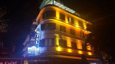 Erdek’te bir otel odasında dün gece çıkan yangın kısa süreli