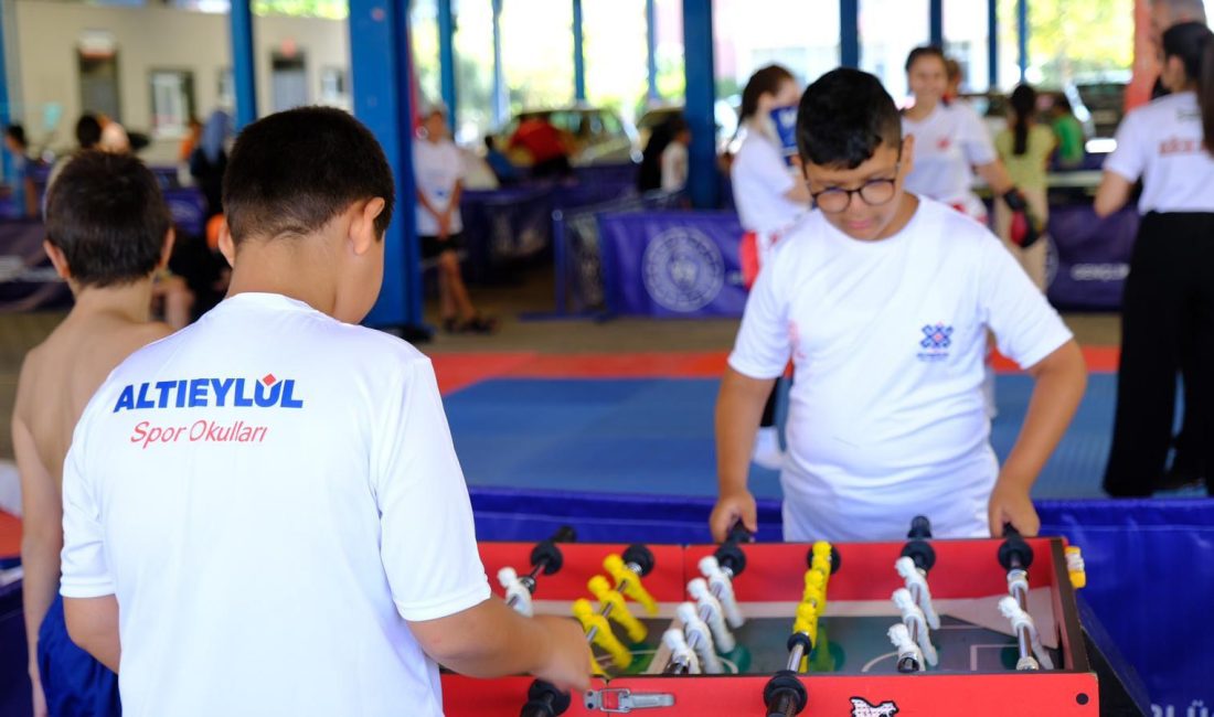 ALTIEYLÜL’DE ÇOCUKLAR BU YAZ SPORLA BULUŞACAK Altıeylül Belediyesi’nin 5 farklı branşta eğitim vereceği Yaz Spor Okullarında