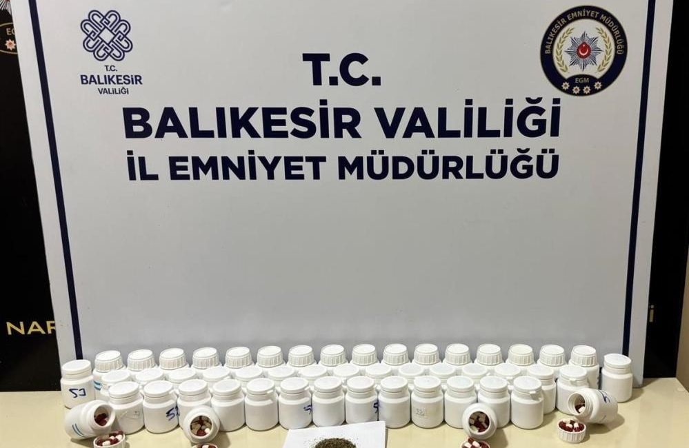 Bandırma’da uyuşturucu operasyonu Balıkesir İl Emniyet Müdürlüğü Narkotik Suçlarla Mücadele Şube Müdürlüğü Bandırma