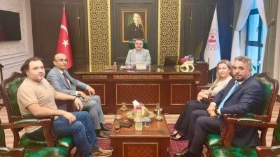 Edremit Meslek Yüksekokulu’nun (MYO) yeni göreve başlayan yönetimi, Edremit Kaymakamı