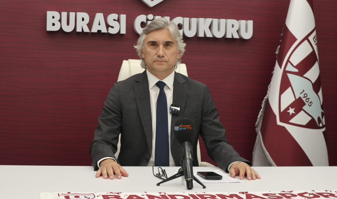 Kuter: “Bandırmaspor için değişim şart” Bandırmaspor Başkanı Serdar Kuter, olağanüstü genel kurul süreci öncesinde görevinden