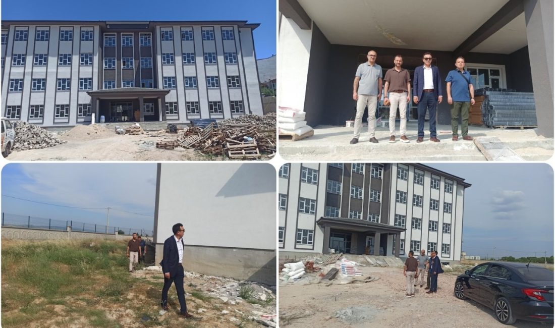 Bandırma’da okul inşaatları yerinde takip edildi Bandırma’da devam eden okul inşaatları, eğitim altyapısını güçlendirme hedefi doğrultusunda