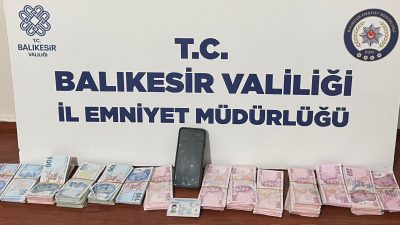 Bandırma’da bir vatandaşı hedef alan dolandırıcılar, Emniyet güçlerinin başarılı operasyonuyla