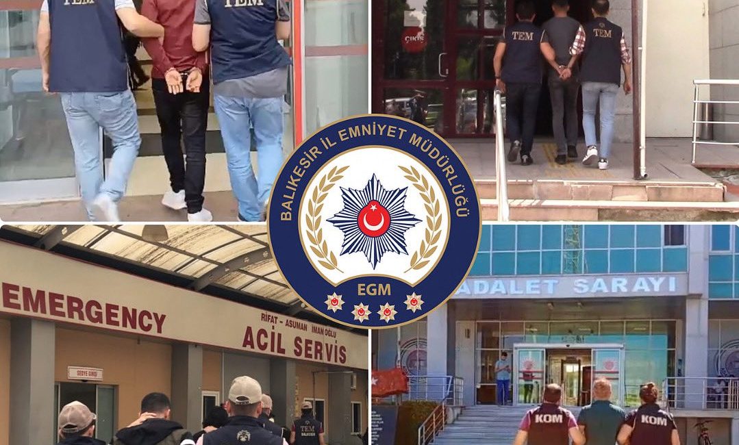 Balıkesir polisi aranan şahıslara göz açtırmadı FETÖ bağlantılı şüpheliler ile kesinleşmiş cezası bulunan kişiler güvenlik güçlerinin