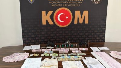 Balıkesir Emniyet Müdürlüğü’ne bağlı Kaçakçılık ve Organize Suçlarla Mücadele Şube