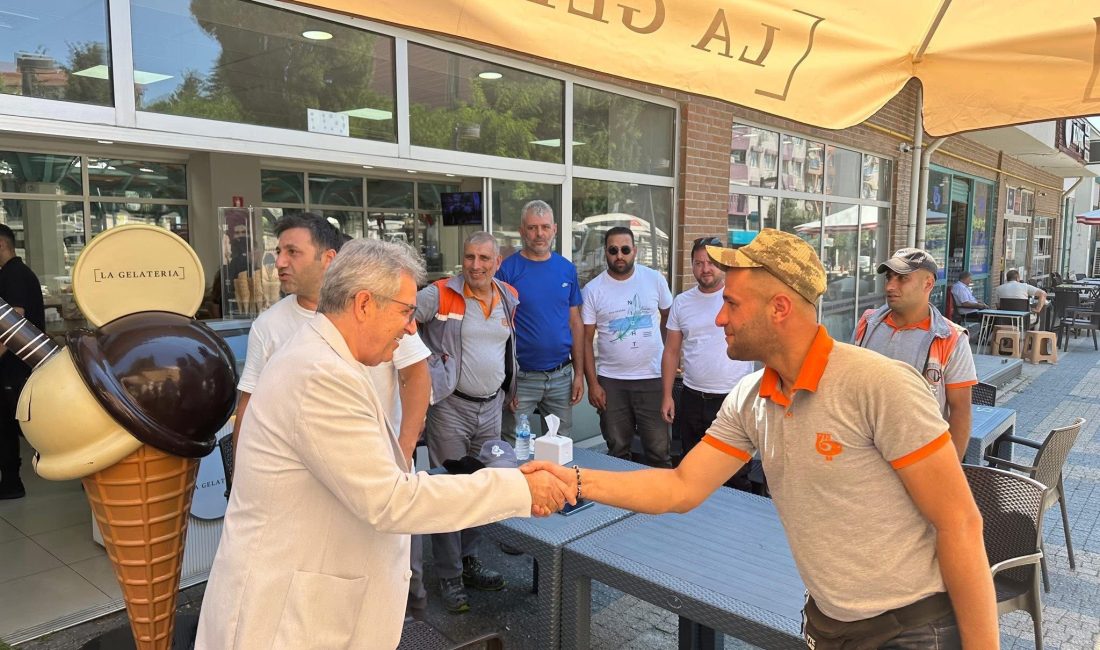 Bandırma Belediyesi’nden üretim altyapısına yakın takip Belediye Başkanı Dursun Mirza, imalathane ve Kapalı Pazar Yeri’ni ziyaret