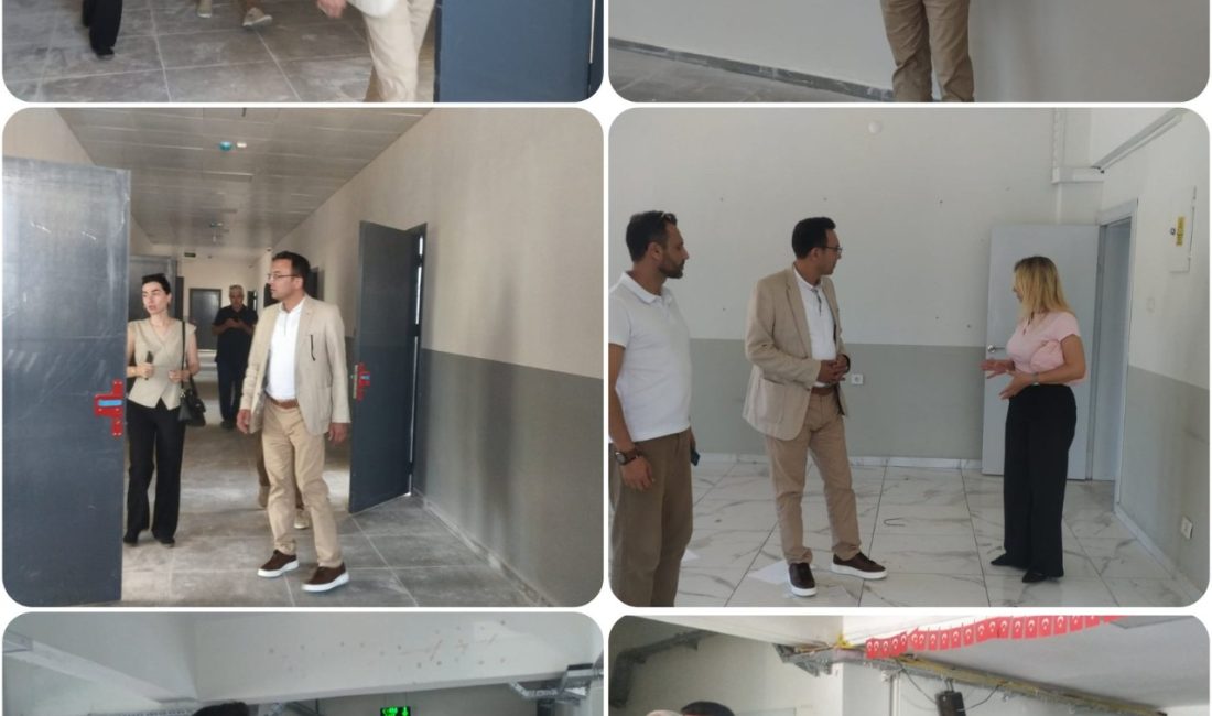 Bandırma’da 2 yeni okul hizmete açılacak Bandırma İlçe Milli Eğitim Müdürü Mutlu Aslan ve Şube Müdürü