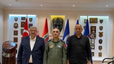 MÜSİAD Bandırma Şube Başkanı Mustafa Bağcı ve Başkan Yardımcısı Ali