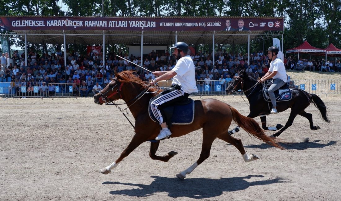 Bu yıl 46’ncısı gerçekleştirilen “Geleneksel Rahvan At Yarışları”nda il ve