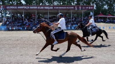 Bu yıl 46’ncısı gerçekleştirilen “Geleneksel Rahvan At Yarışları”nda il ve