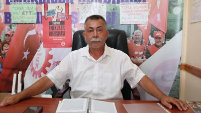 Disk Emekli-Sen Bandırma Şube Başkanı Levent Balkış, en düşük maaş