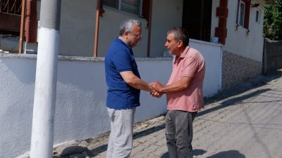 Susurluk Belediye Başkanı Hakan Yıldırım Semizel, Nergis Sokak’ta devam eden