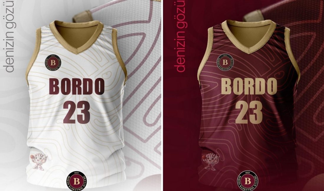 Bandırma Bordo Basketbol’un denizin dalgalarından ilham alan 2025-2026 sezonu formaları