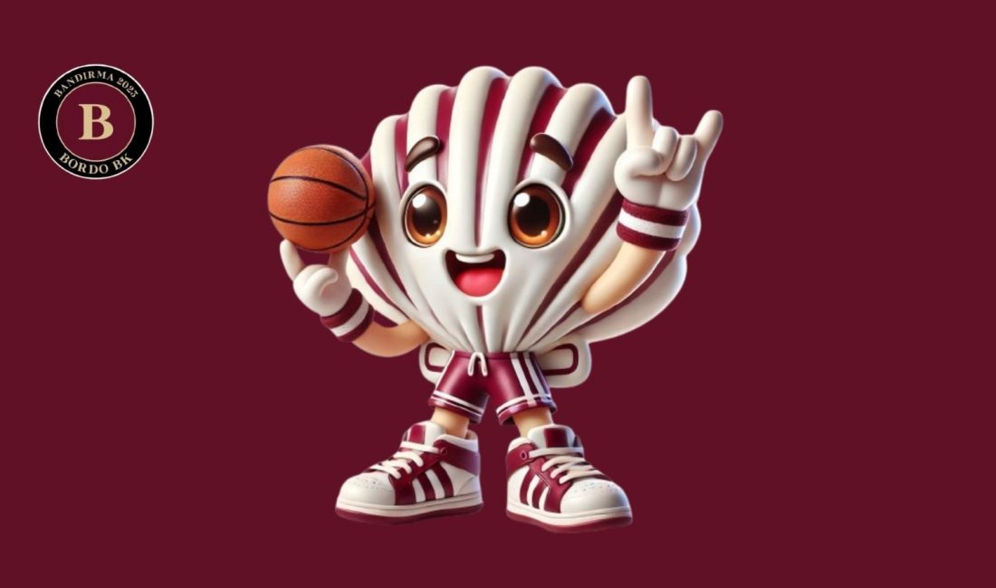 Bandırma Bordo Basketbol, deniz kabuğundan ilhamla tasarlanan maskotu Mr. B