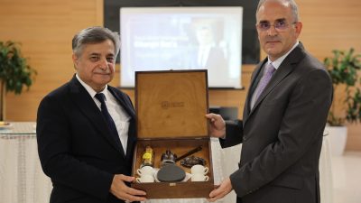 Görev süresi sona eren Genel Sekreter Cihangir Boz, düzenlenen törenle