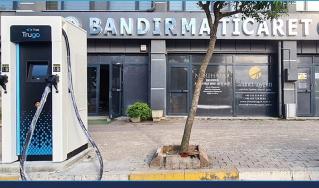 Bandırma Ticaret Odası tarafından kurulan Trugo Şarj İstasyonu, 2025 yılının