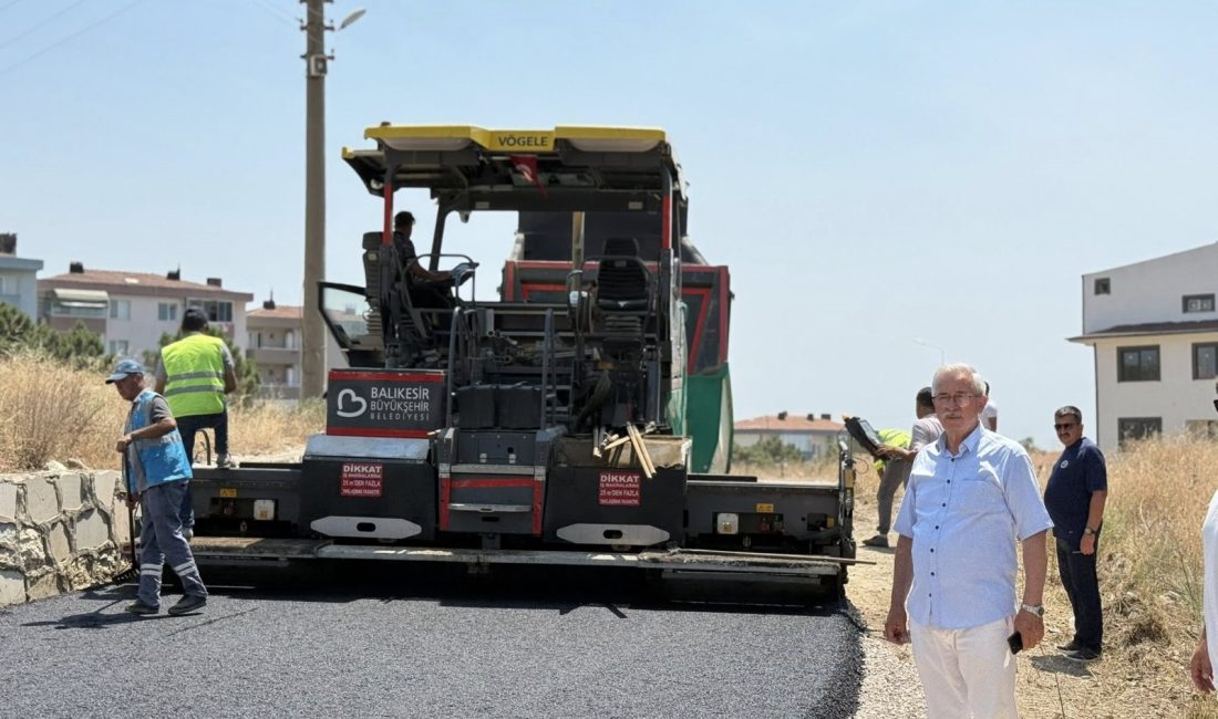 Atlas Caddesi ve bağlantı yollarında tamamlanan asfalt çalışması, Atatürk Mahallesi