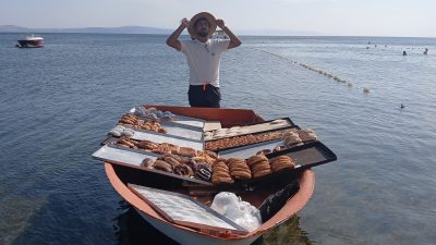 Erdem ÖZCAN Yaz tatilinin geçirildiği sahillerde ilk kez Erdek’te görülen