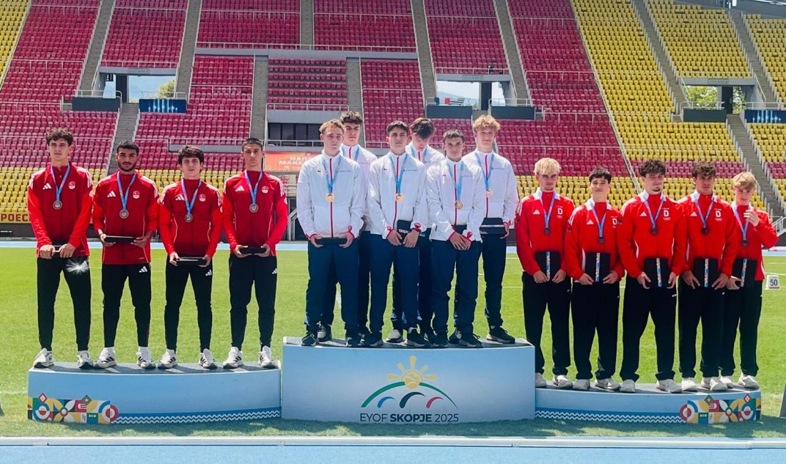 Avrupa Gençlik Olimpiyatları’nda (EYOF) Türkiye’yi temsil eden Erdekli milli atlet