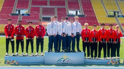 Avrupa Gençlik Olimpiyatları’nda (EYOF) Türkiye’yi temsil eden Erdekli milli atlet