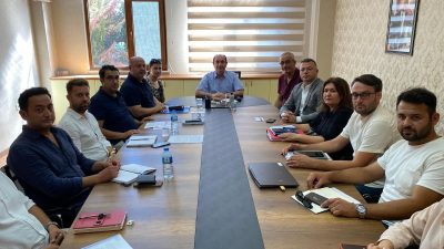 DSİ, BASKİ, Tarım Müdürlüğü ve Sulama Birliği’nin katılımıyla yapılan toplantıda