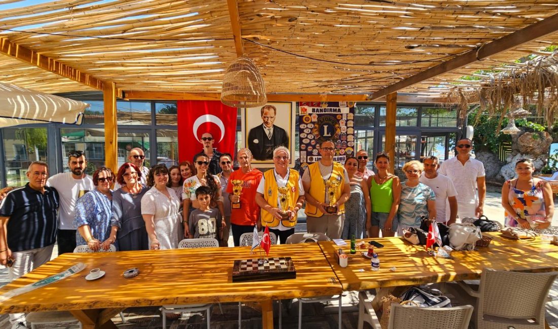Bandırma Lions Kulübü’nün düzenlediği etkinlikte hem eğitime destek sağlandı hem