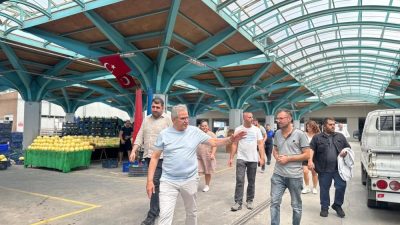 Bandırma Belediye Başkanı Dursun Mirza, belediyeye bağlı imalathane ve Kapalı