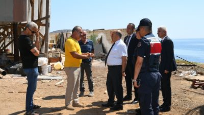 Balıkesir Valisi İsmail Ustaoğlu, özel bir gemi ve tersanecilik işletmesini