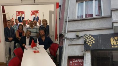Zafer Partisi Bandırma İlçe Binası’na taşlı ve yumurtalı saldırı gerçekleştirildi.