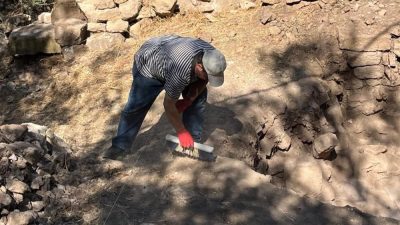 Antandros Antik Kenti’nde bu yılki kazı çalışmaları başladı. Temizlik çalışmalarının