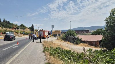 Balıkesir-Bursa kara yolu Susurluk Buzağılık mevkiinde meydana gelen çift taraflı