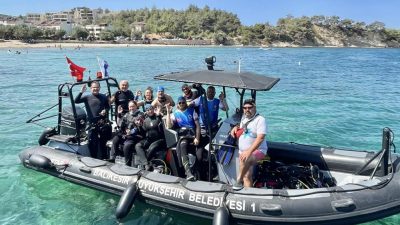 Dalış Köyü’nde, tarihlerinde profesyonel sualtı fotoğrafçısı Bülent Şelli’nin yürütücülüğünde “sualtı