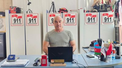 911 Arama Kurtarma Derneği Başkanı Mustafa Gürsoy, Bandırma’nın deprem sonrası