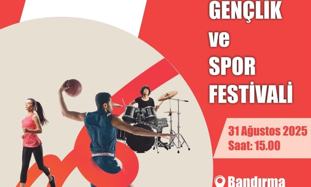 Gençlik ve Spor Festivali Bandırma’da Gençlik ve Spor Bakanlığı tarafından 81 ilde eş zamanlı düzenlenen