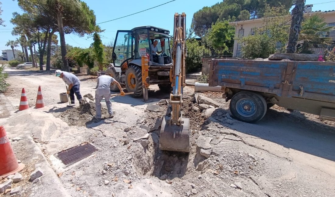 Gönen Belediyesi ekipleri, ilçenin dört bir yanında altyapı ve temizlik