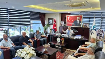 Bandırma Belediye Başkanı Dursun Mirza, encümen toplantısının ardından Karaçalılık, Yeni