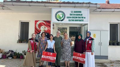 Balıkesir Aile ve Sosyal Hizmetler İl Müdürlüğü, Bandırma’daki Üreten Kadınlar