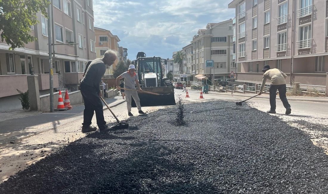 Bandırma Belediyesi’nden altyapı ve çevre atağı Bandırma Belediyesi, Paşakent Mahallesi 17001 Sokak’ta yürüttüğü parke taşı döşeme