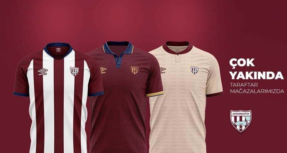 Bandırmaspor, 2025-2026 sezonu için tasarladığı formalarına üçüncü bir modeli ekledi.