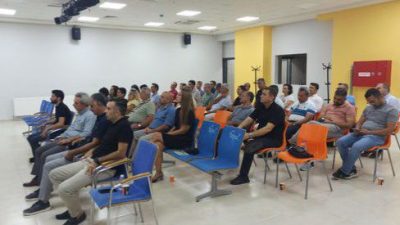 Bandırma İlçe Millî Eğitim Müdürü Mutlu Aslan, ortaokul müdürleriyle yeni