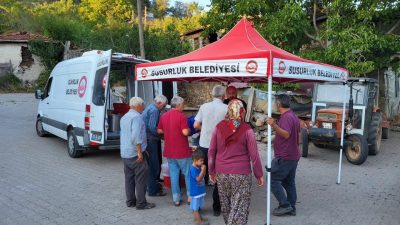 Sındırgı’da 10 Ağustos’ta meydana gelen deprem sonrası Susurluk Belediyesi, afet