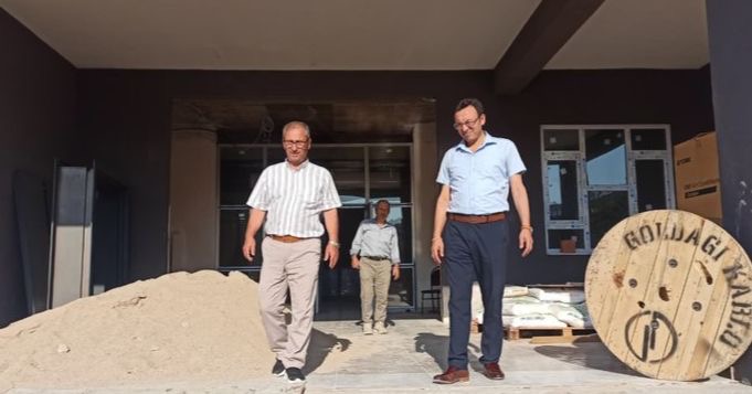 Yeni eğitim yılı öncesi okullarda son kontroller yapıldı İlçe Milli Eğitim Müdürü Mutlu Aslan ve Şube Müdürü Burak