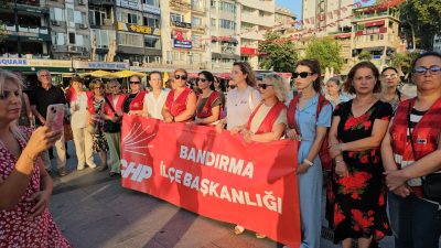 CHP Bandırma İlçe Kadın Kolları, Saliha Akkaş cinayeti sonrası İstanbul
