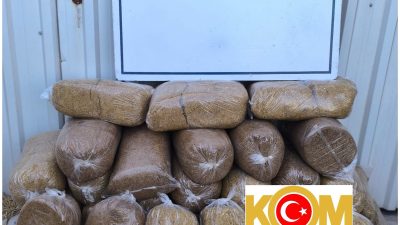 Bandırma KOM Büro Amirliği ekipleri, gerçekleştirdikleri operasyonda 170 kilogram açık