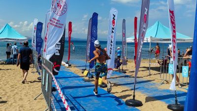 Erdek’te düzenlenen International Biathle–Triathle Avrupa Kupası 1. Ayak yarışlarında Bandırmalı