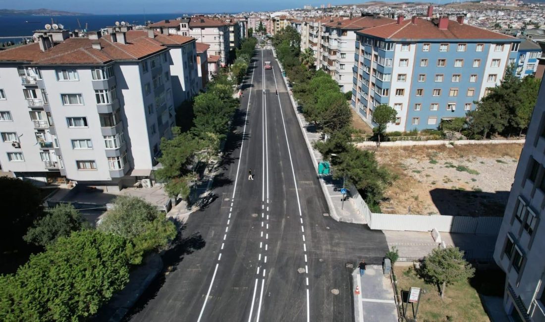 Bandırma Belediyesi ve Balıkesir Büyükşehir Belediyesi’nin iş birliğiyle Mehmetçik Caddesi