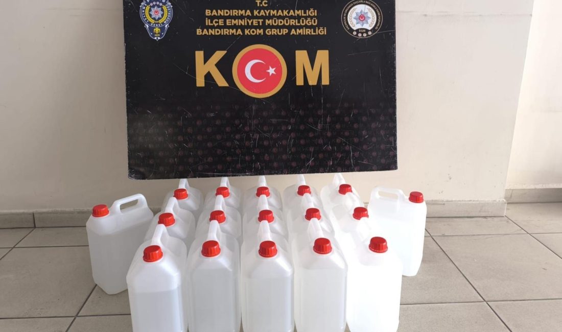 Bandırma İlçe Emniyet Müdürlüğü Kaçakçılık ve Organize Suçlarla Mücadele (KOM)