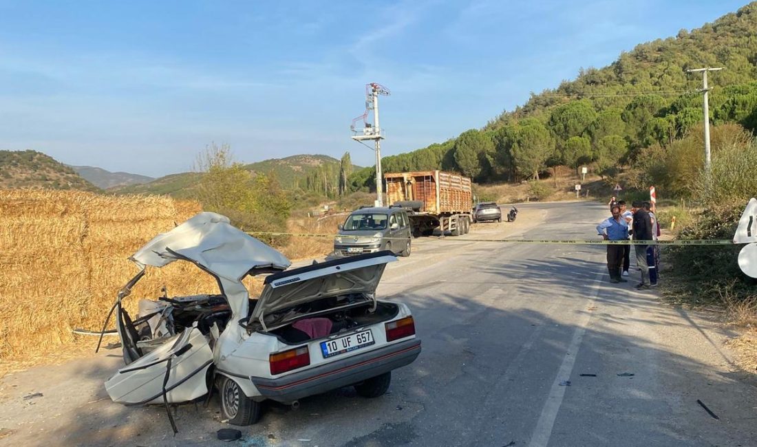 Bigadiç’te trafik kazası; 1 ölü Bigadiç’te meydana gelen tek taraflı trafik kazasında araç sürücüsü hayatını